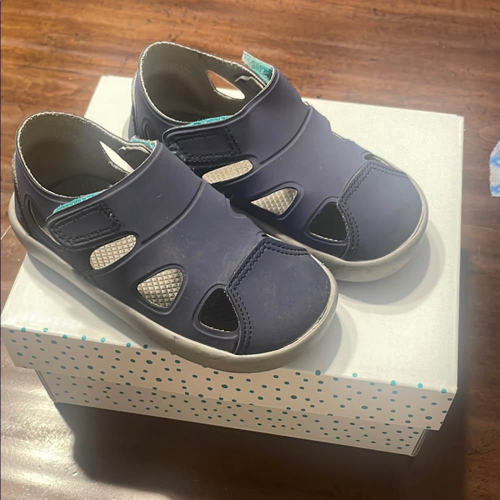 Ten Little Navy Everday Sandals